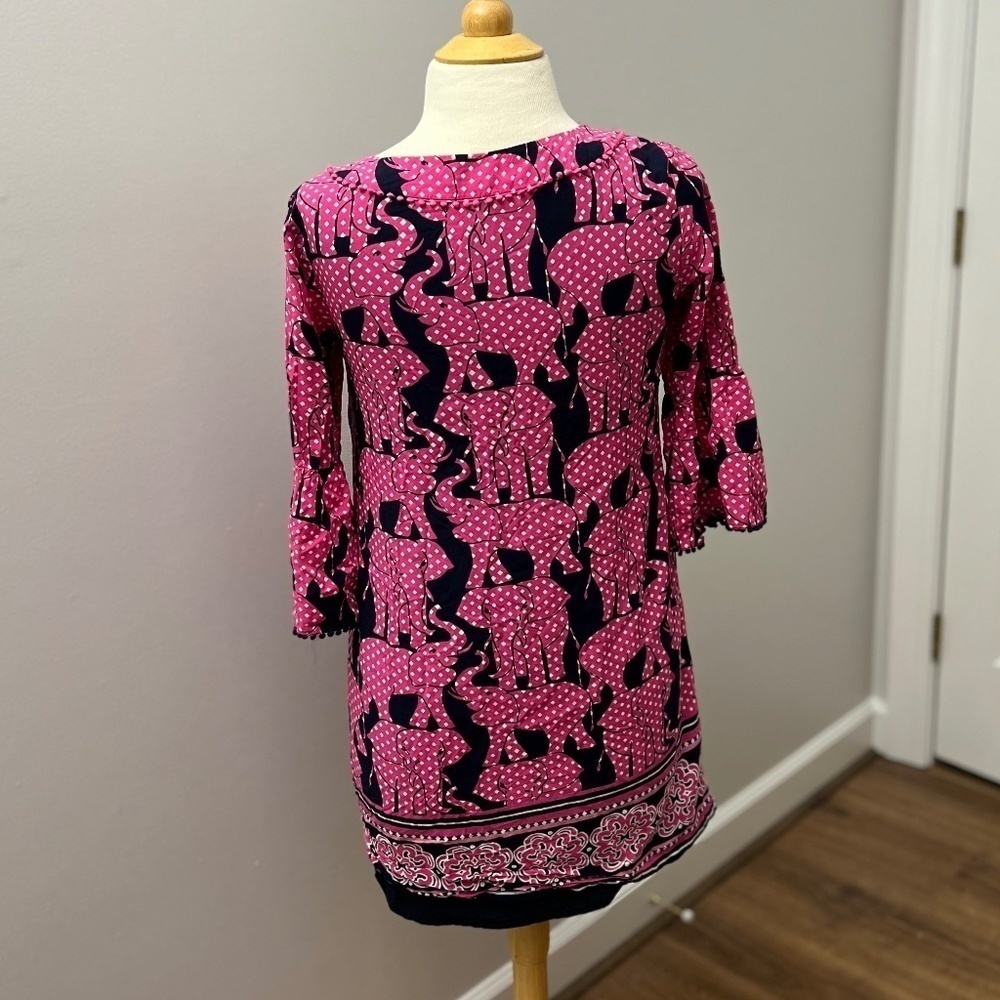 Crown & Ivy Pink Elephant Dress/Cover up Sz 2 - Picture 13 of 13